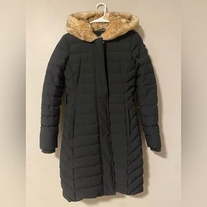 Navy Blue Abercrombie Parka